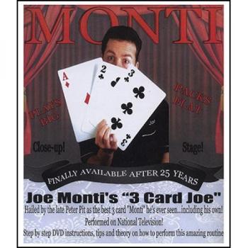 3 Card Joe X-Large Cards (11X17 on Heavy Card Stock, 2 DVD's & Worldwide Performance Rights) -DVD