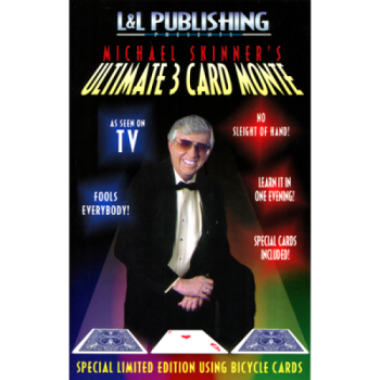 3 Card Monte Card - Kümmelblättchen (Blauer Rücken)  / Michael Skinner