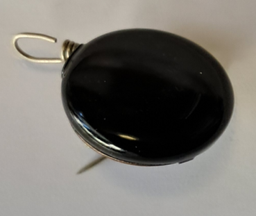 Antikes Reel (Ringzieher) für Lorgnette - Einzelstück - Hauchglas