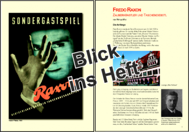Persönlichkeiten in der Zauberkunst  Nr.  7 Raxon