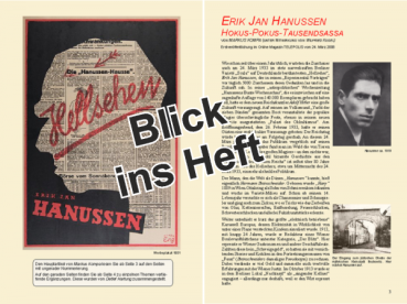 Preview: Persönlichkeiten in der Täuschungskunst  Nr. 14  Erik Jan Hanussen