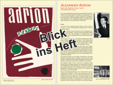 Preview: Persönlichkeiten in der Zauberkunst  Nr. 17 Alexander Adrion