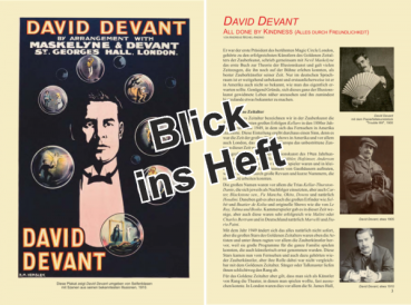 Persönlichkeiten in der Zauberkunst  Nr. 15 David Devant