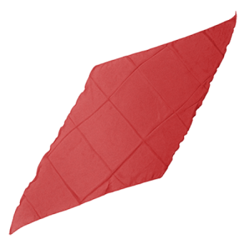 Diamond Cut Silks - Seidentuch (45 er), rot