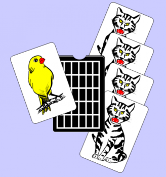 Hansi und die Katzen von Edwin (Canary Cats)