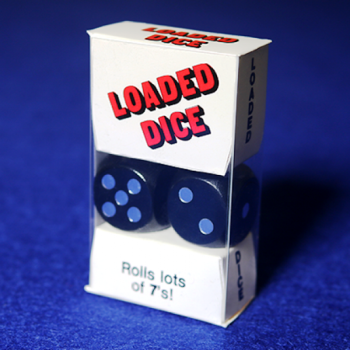 Loaded Dice (Weighted, Wood, Black)