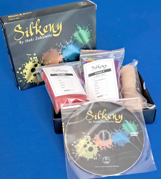 Preview: Silkeny - Zauberkunst mit Tüchern von Inaki Zabaletta - seltene Komplettausgabe