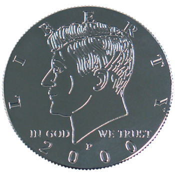 Kennedy Palming Coin (Half Dollar Sized)