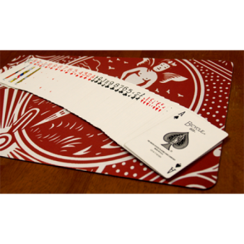 Preview: Vorführunterlage - Pro-elite Workers Mat "Bicycle rot" by Paul Romhany, 25 x 38 cm