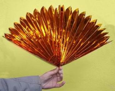 Preview: Produktionsfächer  - reflektiert im Scheinwerferlicht / ca. 50 cm Spannweite! -