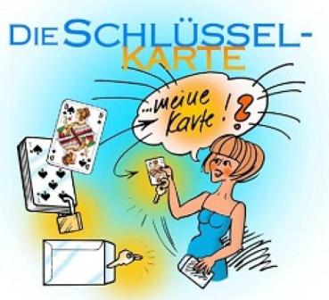 Die Schlüsselkarte ... die Flucht aus dem Schloss...  (Die Houdini-Karte / Houdini-Karten  /Houdini Card)