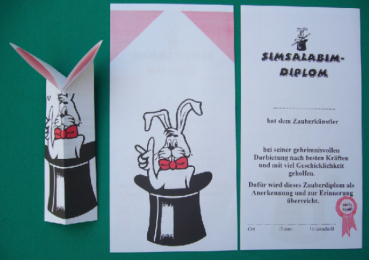 Preview: Simsalabim-DIPLOM  - Eine Idee von Klaus Bertram -