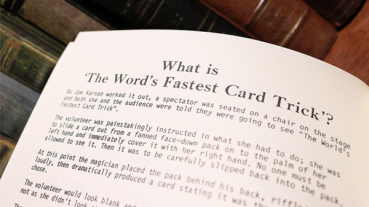Preview: The World's Fastest Card Trick  by Ken de Courcy - Book