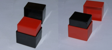 Preview: In and Out Boxes KLEIN - (Gozinta Boxes - Luborwürfel, Parabox) - Verrücktmacher