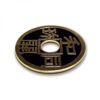 Preview: Chinese Coin (Black - Ike Dollar Size) by Royal Magic