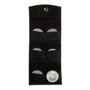 LEATHER COIN PURSE (für Halbdollar-Münzen) by UnderMagic - Trick