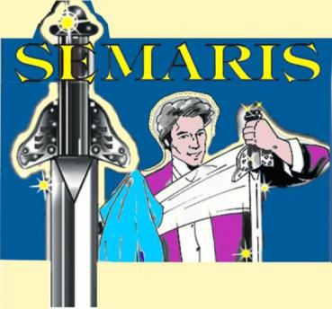 Semaris - mit Metallklinge (Appearing Sword, Telescoping)