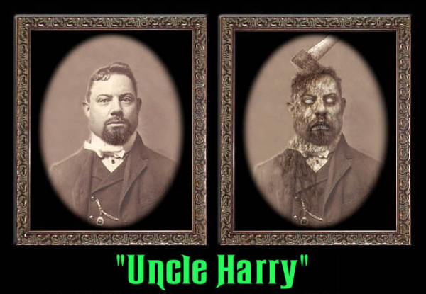 Geisterbild, groß - Verwandlungsportrait "Uncle Harry"  (Haunted Memories - Changing Portraits)