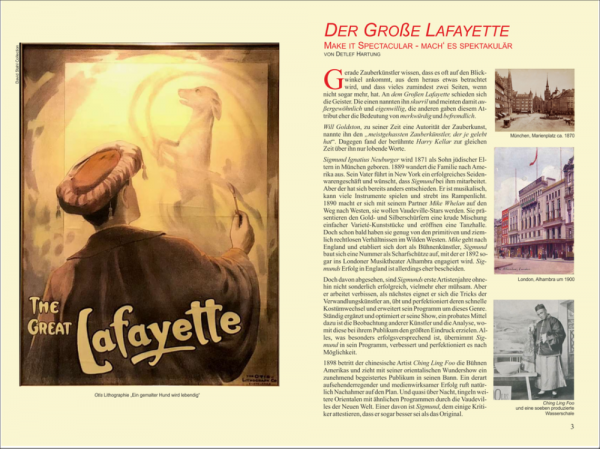 Persönlichkeiten in der Zauberkunst  Nr. 19 Lafayette