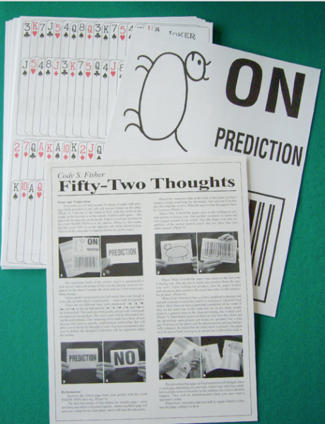 FIFTY-TWO THOUGHTS - Cody S. Fisher (englisch)