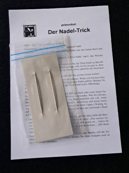Der Nadeltrick - Close up in Präzision!