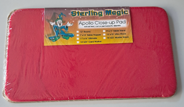 Vorführunterlage - Close-up Mat, Sterling Magic Apollo, Klein (Table-Hopper), rot