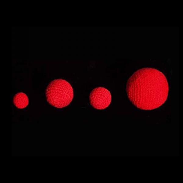 1.75'' Crochet Balls red