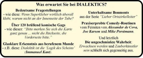 Dialektics - Gags und Comedyroutinen Harri (Broschüre, dtsch.) |